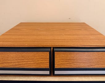 vintage Videostak VHS cabinet