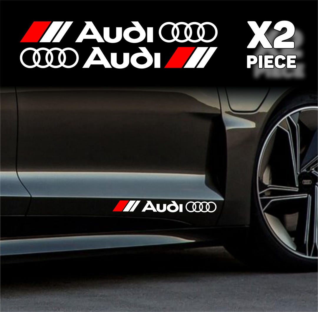 Audi S Line Racing Stripes Vinyl Stickers – 11