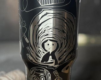 Engraved Coraline 40oz Tumbler