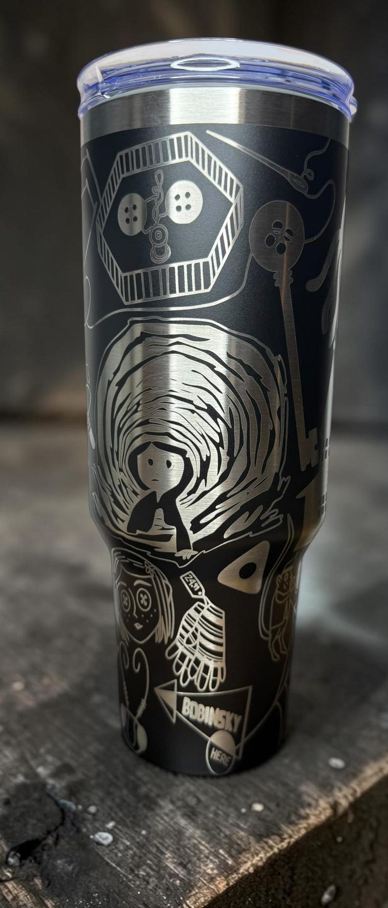 Engraved Coraline 40oz Tumbler image 6