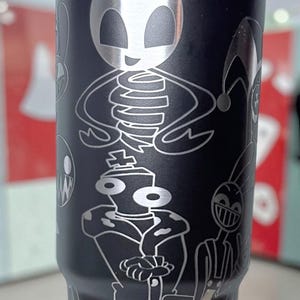 Circus 30oz Black Silver Tumbler