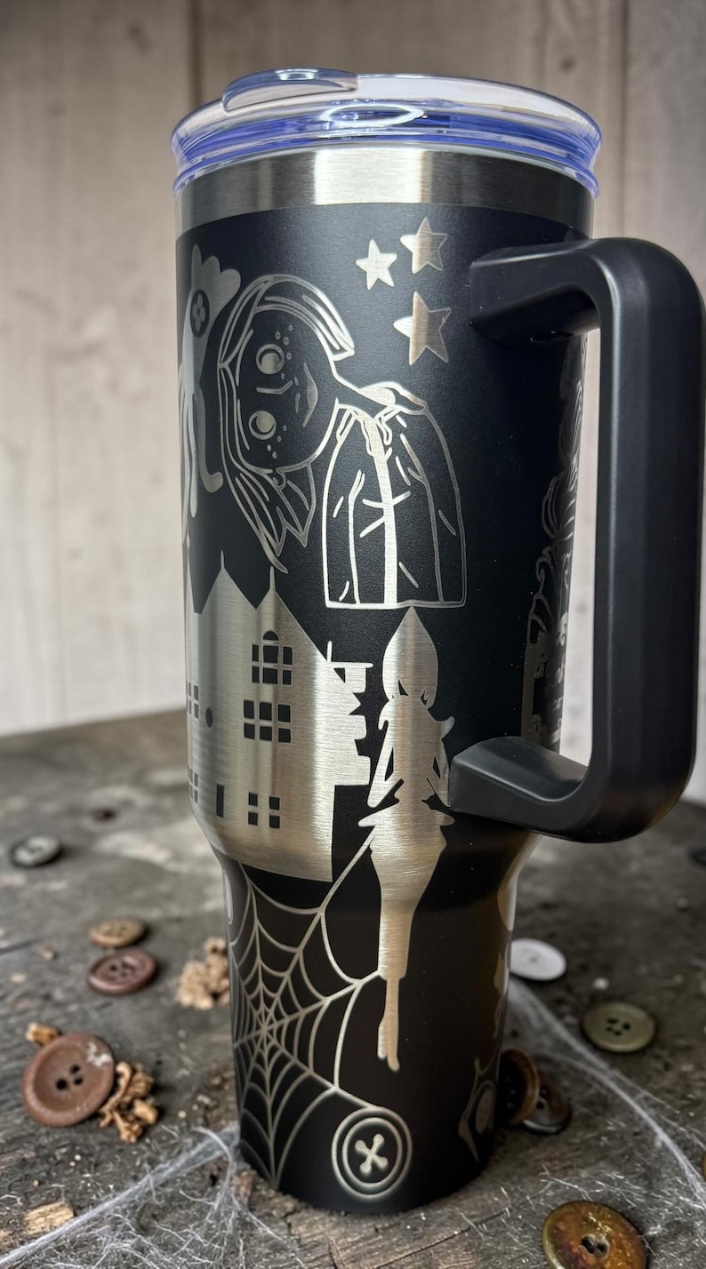 Engraved Coraline 40oz Tumbler image 3