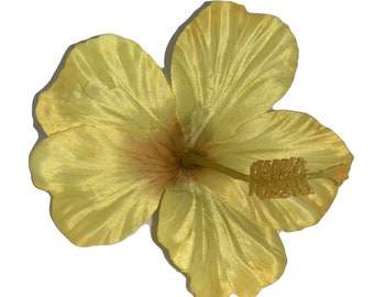 DEBBIE Single Yellow Hibiscus