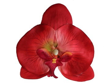 CECE Flat Orchid Hair Clip - Red