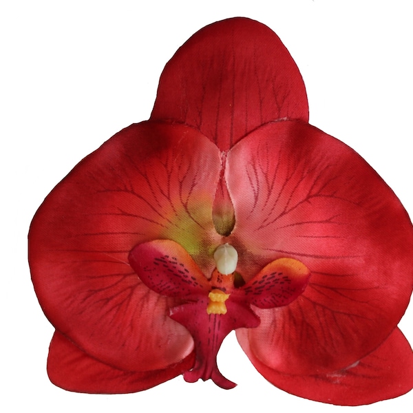 CECE Flat Orchid Hair Clip - Red