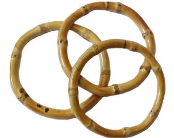 Pack of 3 Round Bamboo Bangles - Original