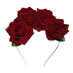 BERNIE Velvet Rose Crown