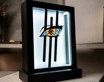 Demon Hunter LED Light Box Frame, Upper Moon Anime Art