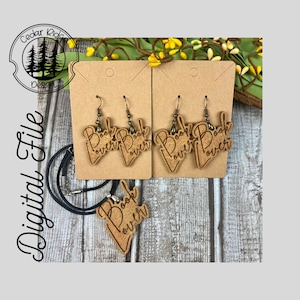 Book Lover Jewelry/Youth Earrings/SVG/LASER cut/ DIGITAL/Drop Earrings Adult Earrings/Necklace Charm/Glowforge Tested/Lightburn Tested