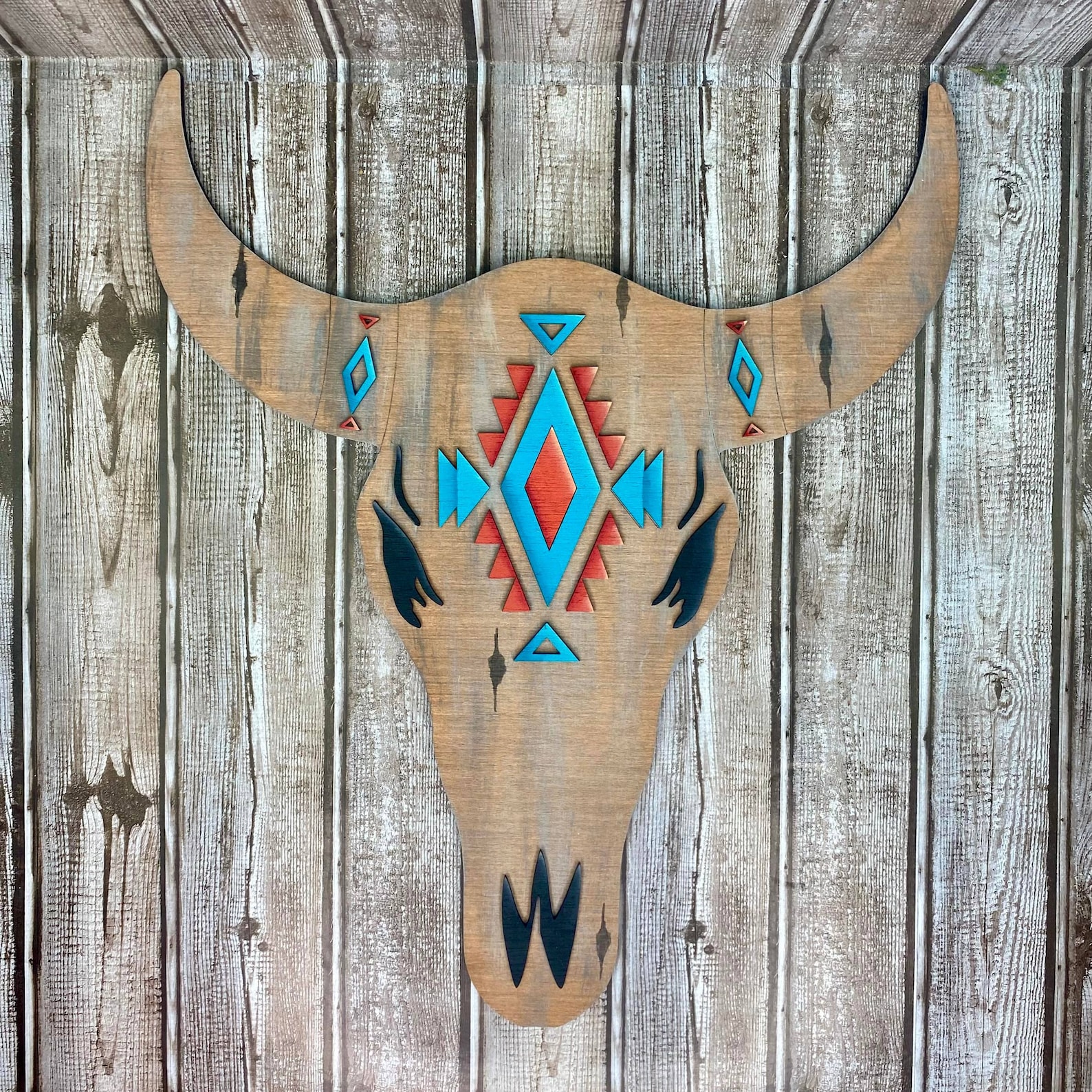 Aztec Bull / Aztec Bull Wall Sign SVG/ LASER Cut/ Digital/western Wall ...