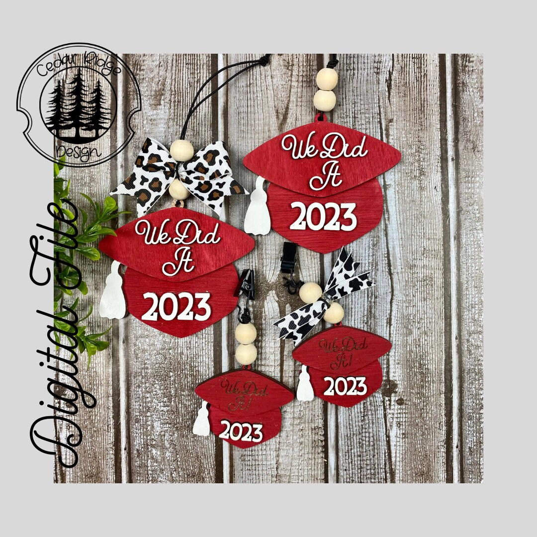 Graduation Cap Car Charm/car Diffuser/air Freshener/vent Clip/svg/laser