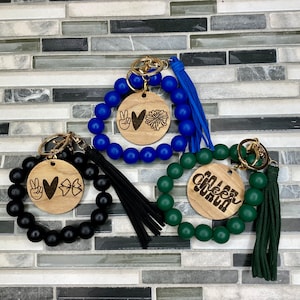 Competitive Cheer/Cheerleading Wristlet Keychain svg/SVG/LASER engraved/DIGITAL/Scrap Buster/Cheer Wristlet Keychain Disc Designs/ Glowforge image 3