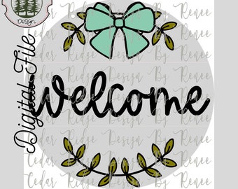 SVG/ LASER cut/ DIGITAL/12"  Shiplap Welcome Sign /Glowforge Tested/Glowforge Ready