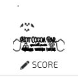 K&ouml;nnte beinhalten: Eine Schwarzwei&szlig;illustration eines Hei&szlig;getr&auml;nkebeh&auml;lters mit dem Text "RDT COCOA BIN" darauf. Die Illustration ist mit einem Bleistift-Symbol mit "SCORE" beschriftet. Das Bild enth&auml;lt auch Anweisungen zum Gravieren und Schneiden.
