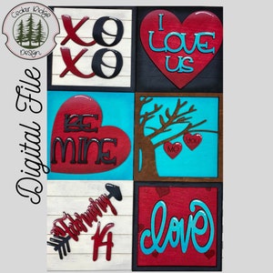 SVG/Laser cut/ DIGITAL/Leaning Ladder insert/Be Mine/Valentine/Winter/Glowforge Tested/Glowforge Ready