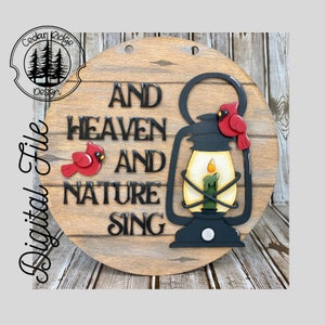 SVG/ LASER geschnitten/ DIGITAL/Weihnachtslaternenschild/Weihnachts-Kardinalschild/Weihnachtsdekoration/Türschild/Glowforge Tested/Glowforge Ready