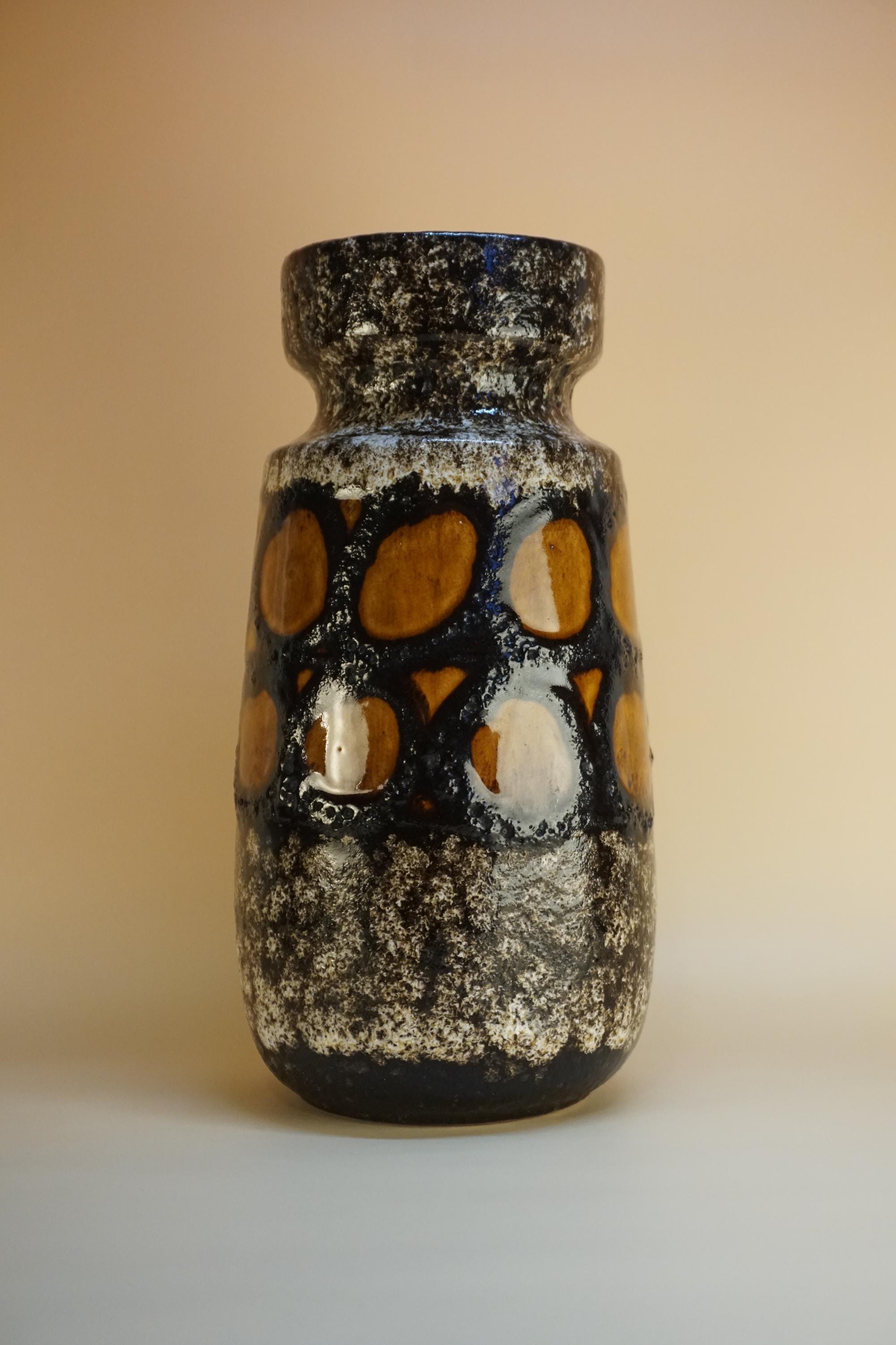 West Germany Fat Lava 花瓶 (242-22) West Germany Fat Lava 花瓶