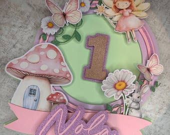 Fairy cake topper