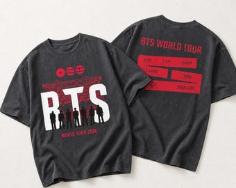 BTS Shirt for Women, Comfort Colors World Tour 2026 Tee, Arirang Kpop Concert Shirt, Bangtan ARMY Fan Gift