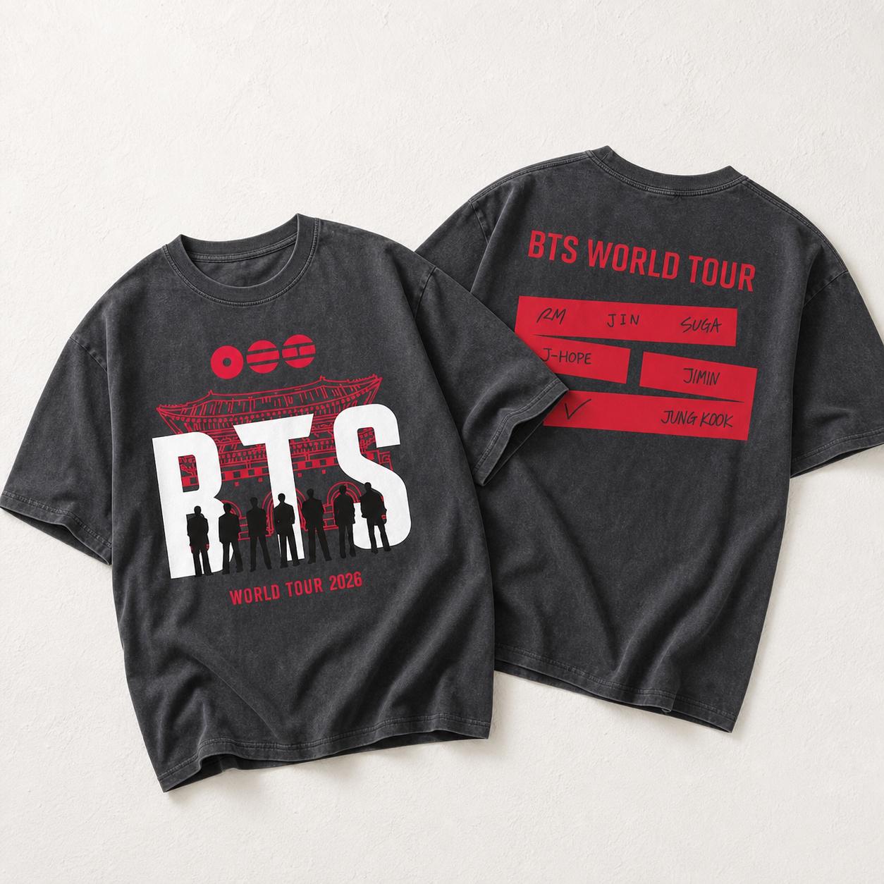Bts Graphic T Shirt - Etsy