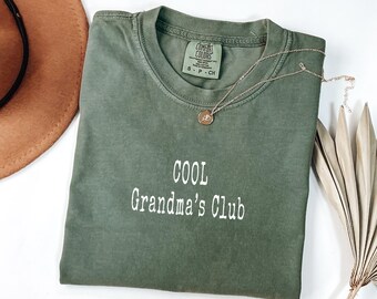 Comfort Colors Cool Grandmas Club Shirt, Mothers Day Grandma Shirt, Cool Nana Shirt, Gift from Grandkids