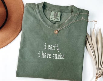 Comfort Colors Zumba Shirt, Funny Dance Teacher Gift