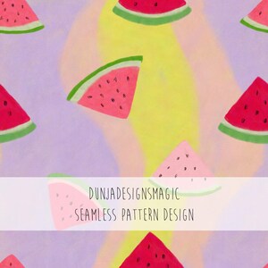 Diseño de sandía neón: rayas rosas y amarillas brillantes, diseño de fruta sin costuras, papel digital para telas de verano y proyectos de bricolaje.