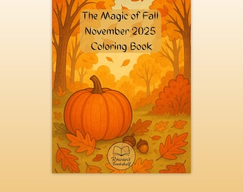 Herbst Malbuch | 22 Herbst-Spielseiten für Kinder (Digitaler Download)