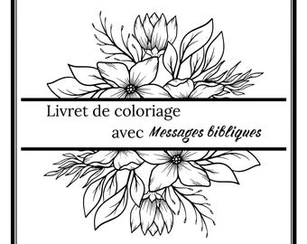 Libro para colorear - Versículos bíblicos