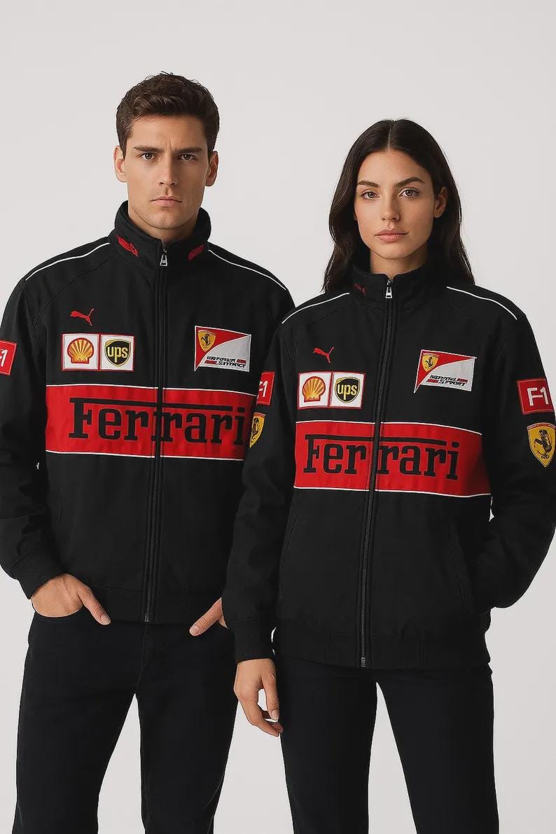 Ferrari formula 1 racing jacket - Etsy 日本