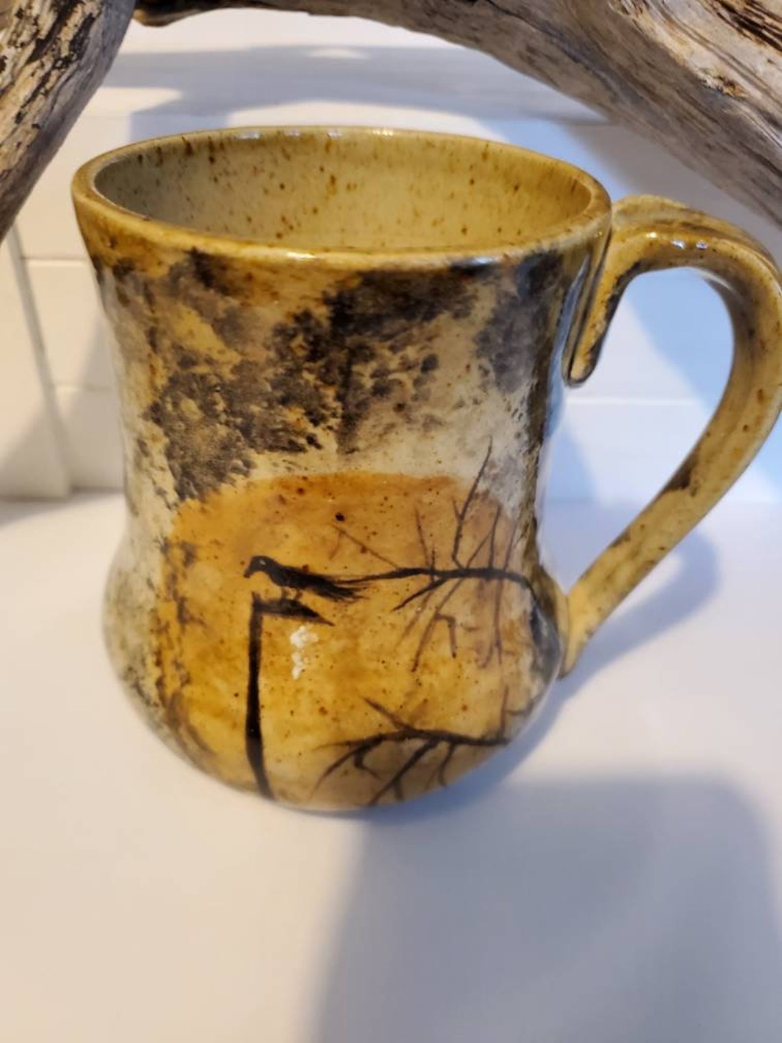 Handmade Stoneware Crow Pottery Mugs. All my mugs are made Etsy