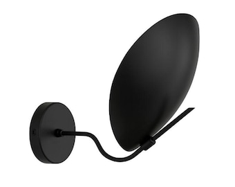 Outdoor Wall Light Black Aluminum: Modern Minimalist Porch Sconce