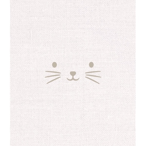 Neutral Cat Whiskers Print, Minimalist Nursery Wall Art, A4 Unframed Bild 3