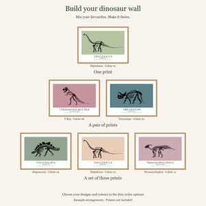 Ankylosaurus Dinosaur Print, A4 or A3 Unframed Nursery Wall Art image 7