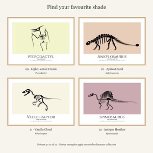 Stegosaurus Dinosaur Print, A4 or A3 Unframed Nursery Wall Art image 6