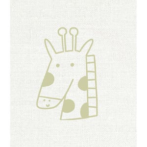 Giraffe Nursery Print, Minimalist Safari Animal Wall Art, A4 Unframed image 3