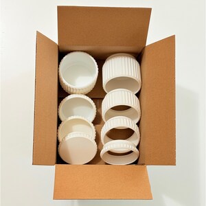 Stackables Modular Container Set - 8 Pieces - Matte Finish - Original Design - 3D Printed image 6