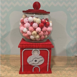 Gumball Machine Base e Top SVG File Solo file laser di forgiatura incandescente