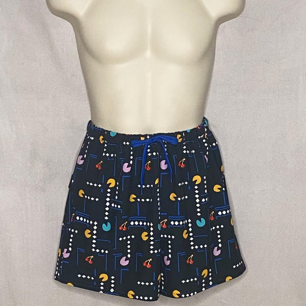 Men's 80's style Pac Man Swim trunk