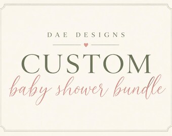 Custom Baby Shower Bundle