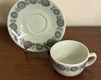 VINTAGE Porsgrund Norway Cup and Saucer