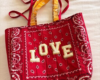 Bandana tote bag