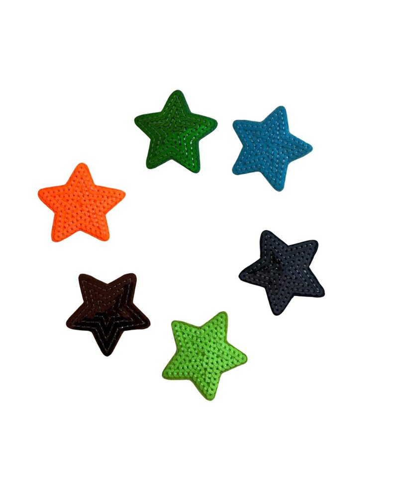 Star Shaped Sequenced Patch - Etsy
