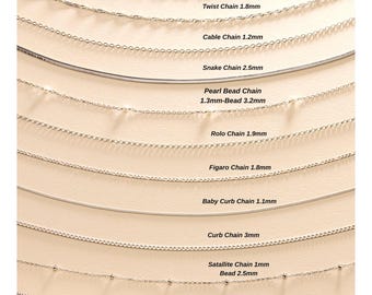 Collier chaîne en argent sterling 925 | Or vermeil 14 carats | Trombone en forme de serpent avec bordure en forme de serpent | Pendentif chaîne | Collier superposé