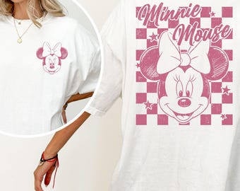 Vintage Minnie Mouse Comfort Colors Shirt, Retro Vacation Tee