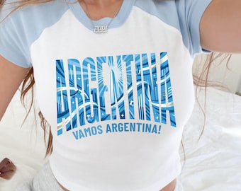 Retro Soccer Raglan Baby Tee: World Cup '26 Collection, National Team Apparel