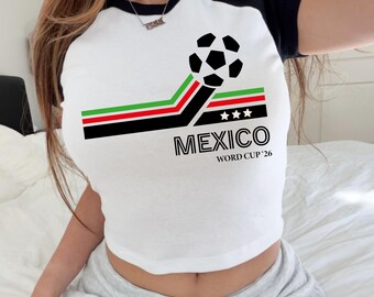 Retro Soccer Raglan Baby Tees: World Cup '26 Collection