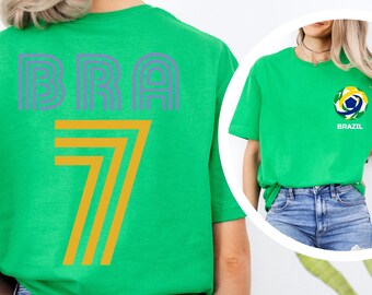 Personalized World Cup Soccer T-Shirt, Custom National Team Apparel