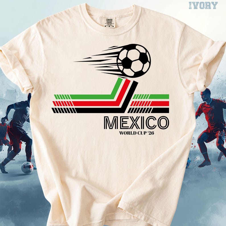 Retro Soccer Tees: Brazil, Argentina, USA, Mexico, England, Portugal, France, Germany World Cup 2026 image 7