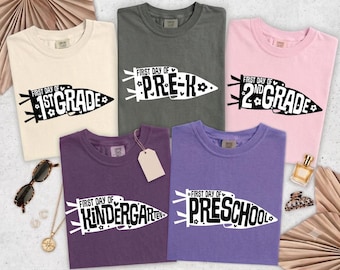 Comfort Colors  Back to School Shirt, Grade Level Team Tees, Teacher Gift, First Second Third Fourth Fifth Grade